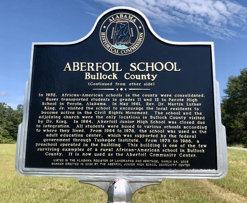 Aberfoil School Marker (side 2) image. Click for full size.