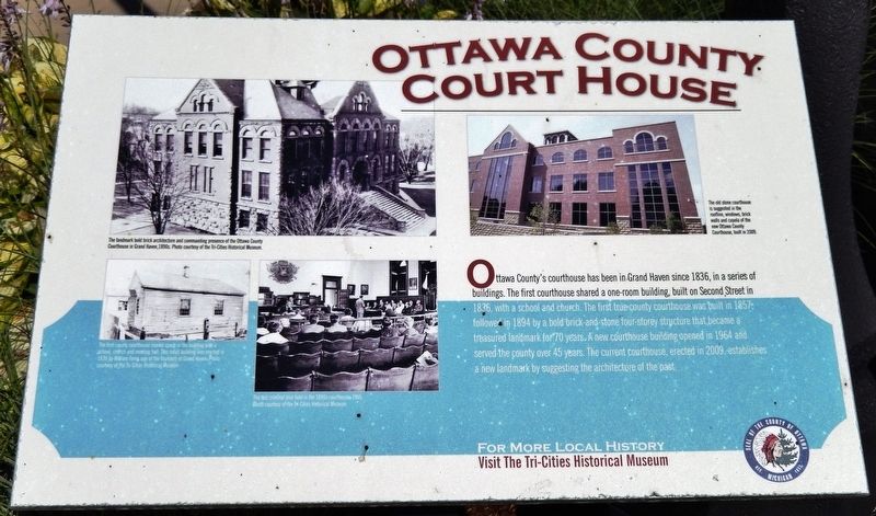 Ottawa County Court House Marker image. Click for full size.