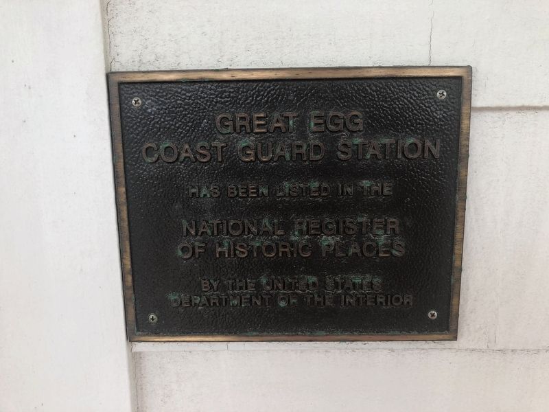 Great Egg Coast Guard Station Marker image. Click for more information.
