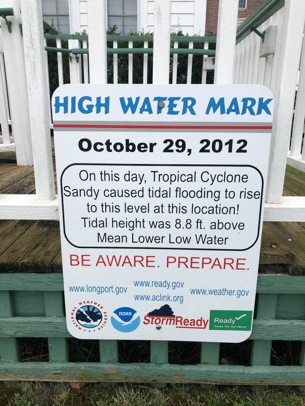 High Water Mark Marker image. Click for full size.