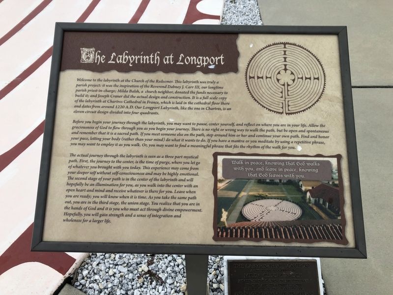 The Labyrinth at Longport Marker image. Click for full size.