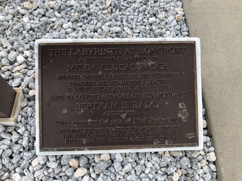 Plaque on the ground to the right of the marker image. Click for full size.