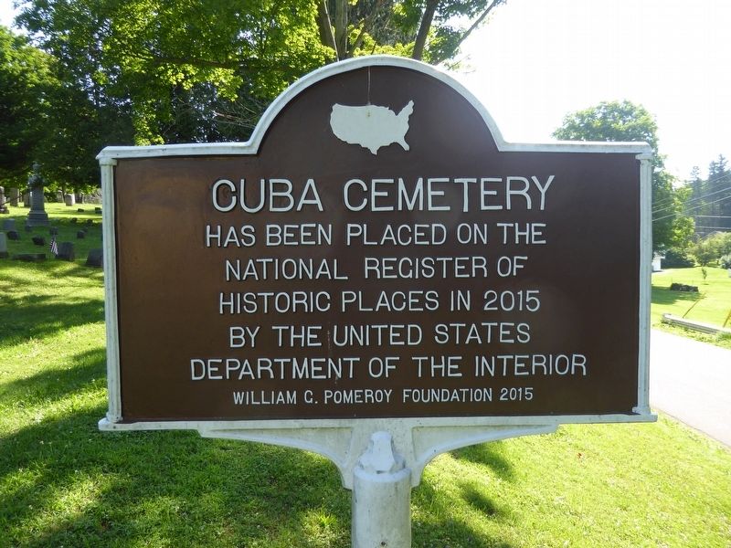 Cuba Cemetery Marker image. Click for full size.