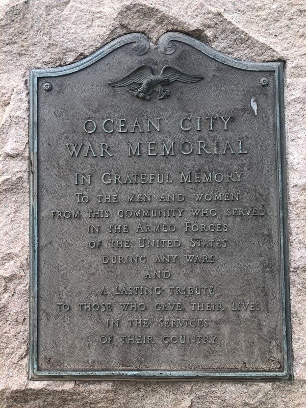 Ocean City War Memorial image. Click for full size.