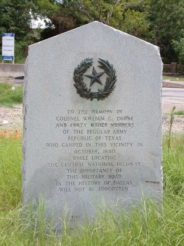 Colonel William G. Cooke Marker image. Click for full size.