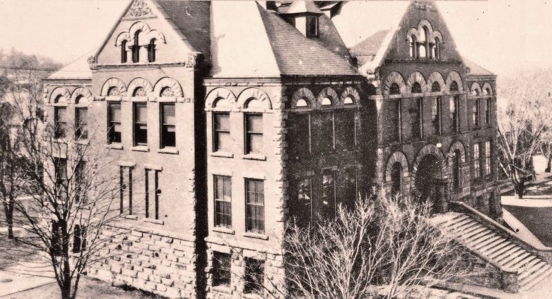 Marker detail: Ottawa County Courthouse, 1890’s image. Click for full size.
