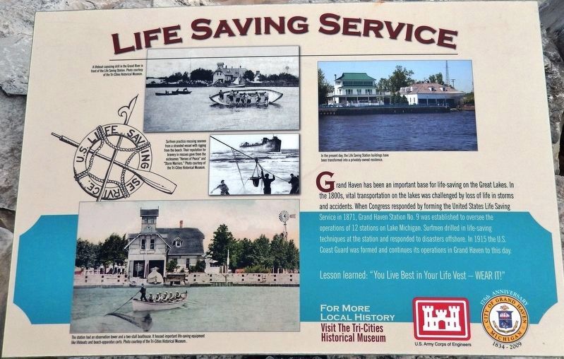 Life Saving Service Marker image. Click for full size.
