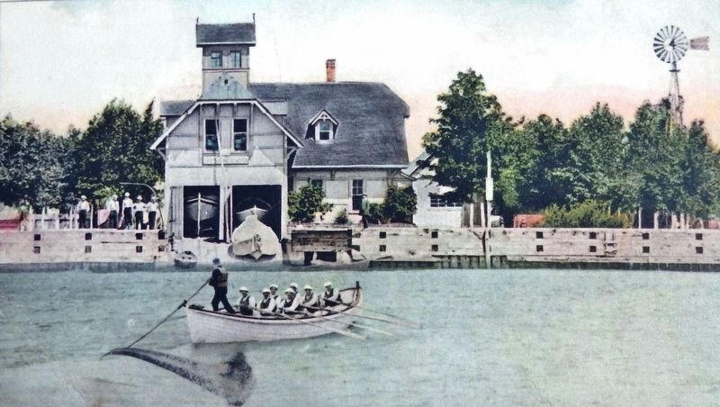 Marker detail: Life Saving Station. Click for full size. Marker detail: Life Saving Station image. Click for full size.