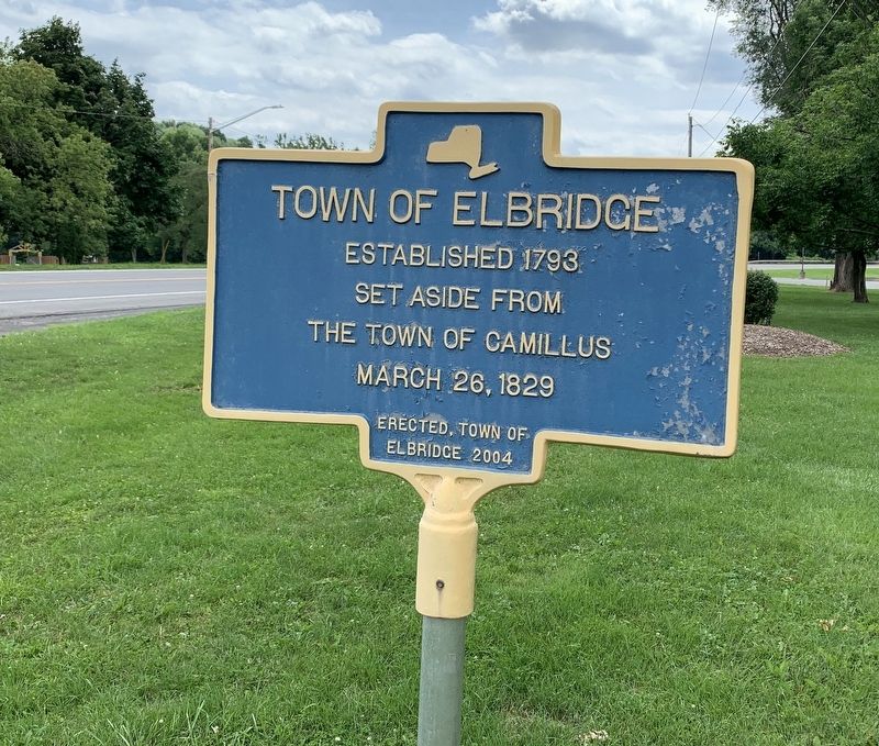 Town of Elbridge Marker image. Click for full size.