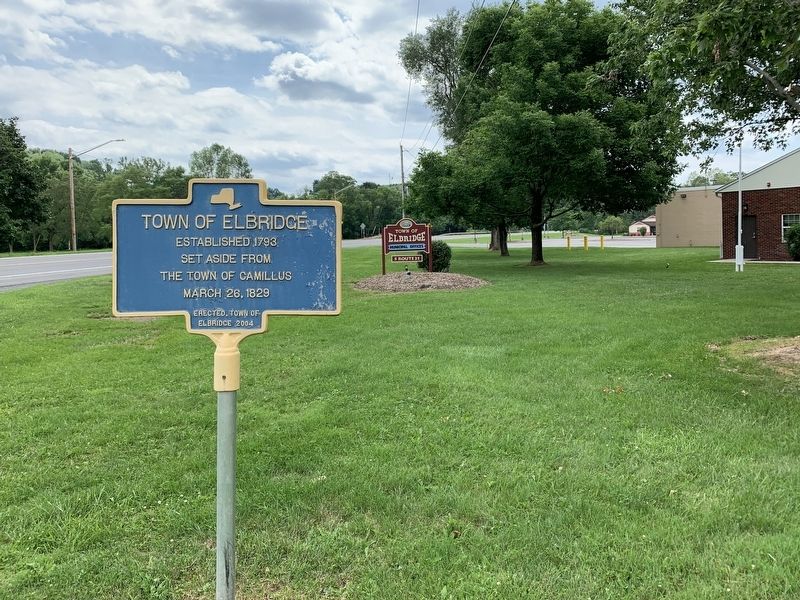 Town of Elbridge Marker image. Click for full size.
