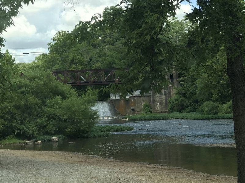 Railroad bridge over Barren Fork image. Click for full size.
