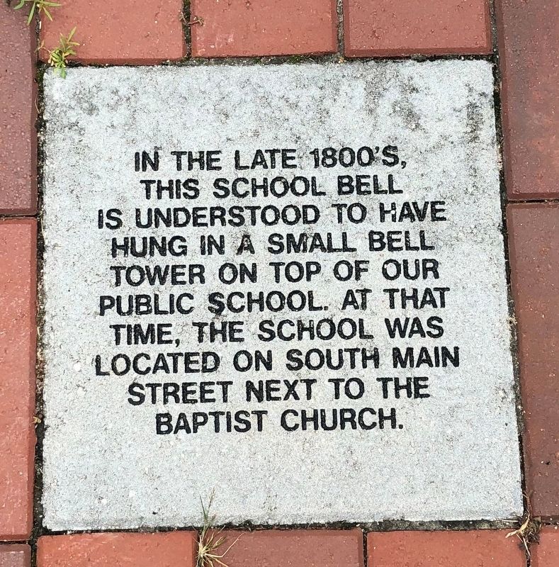 School Bell Marker image. Click for full size.