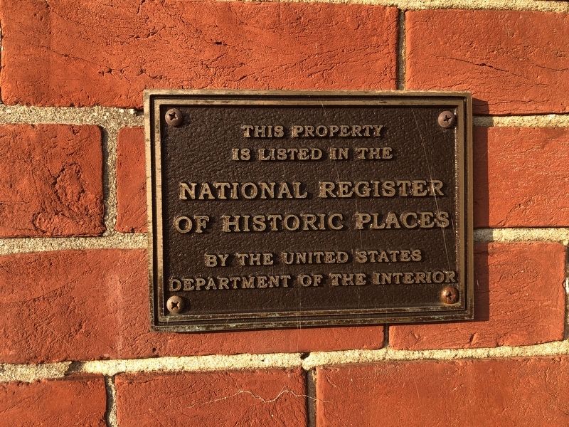 National Register of Historic Places plaque on the building image. Click for full size.