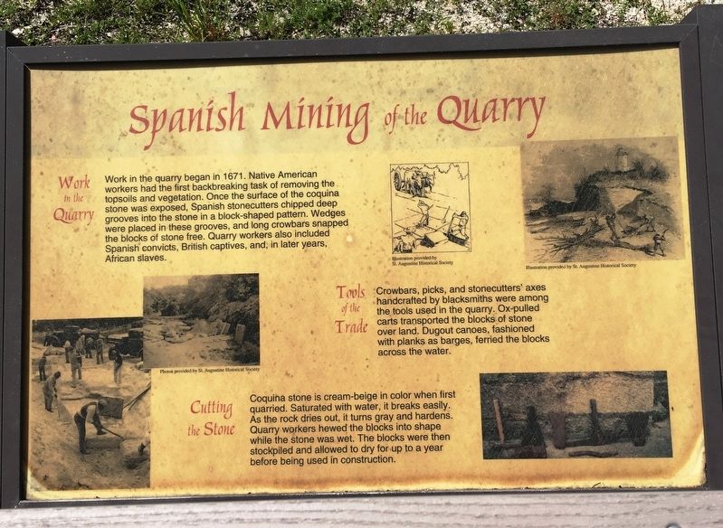 Spanish Mining of the Quarry Marker image. Click for full size.