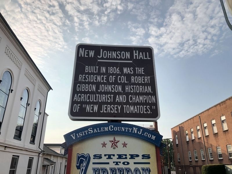 New Johnson Hall Marker image. Click for full size.