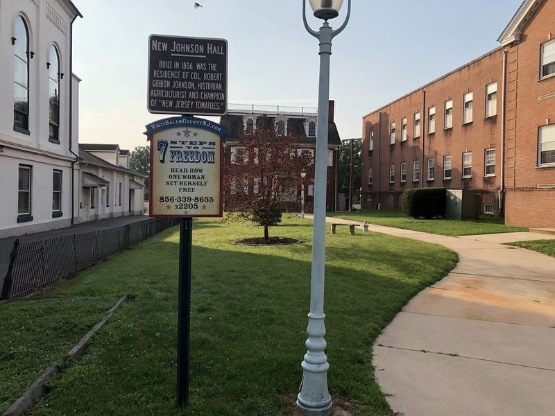 New Johnson Hall Marker. Click for full size. New Johnson Hall Marker image. Click for full size.