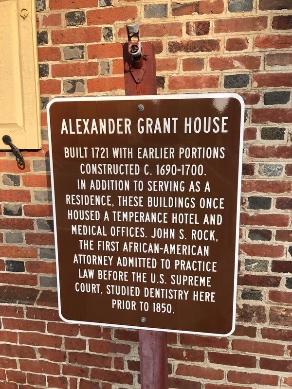 Alexander Grant House Marker image. Click for full size.