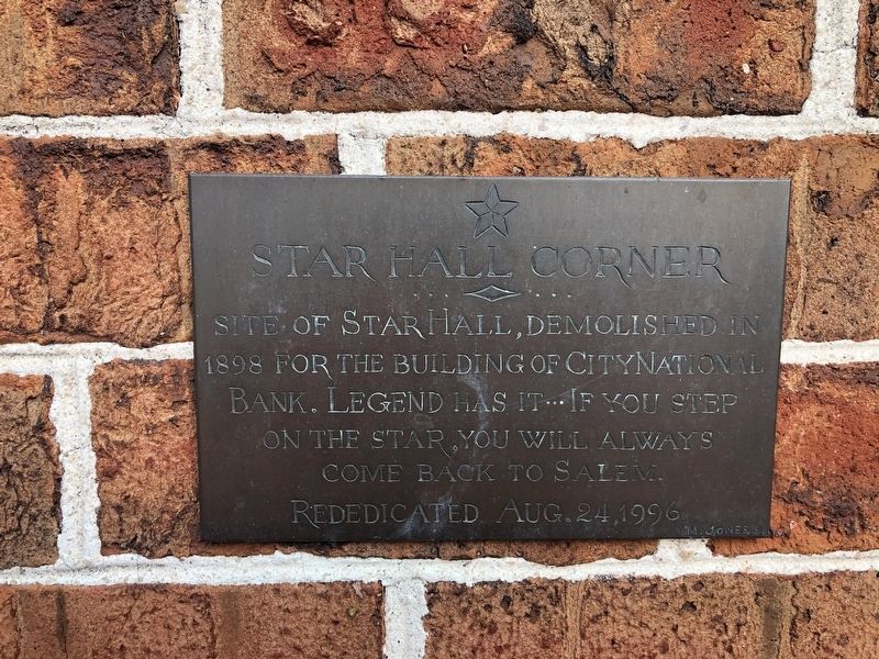 Star Hall Corner Marker image. Click for full size.