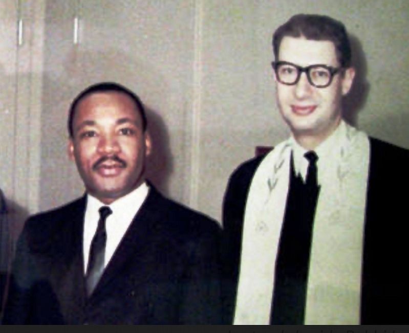 The Reverend Dr. Martin Luther King, Jr. and Rabbi Israel “Si” Dresner image. Click for full size.
