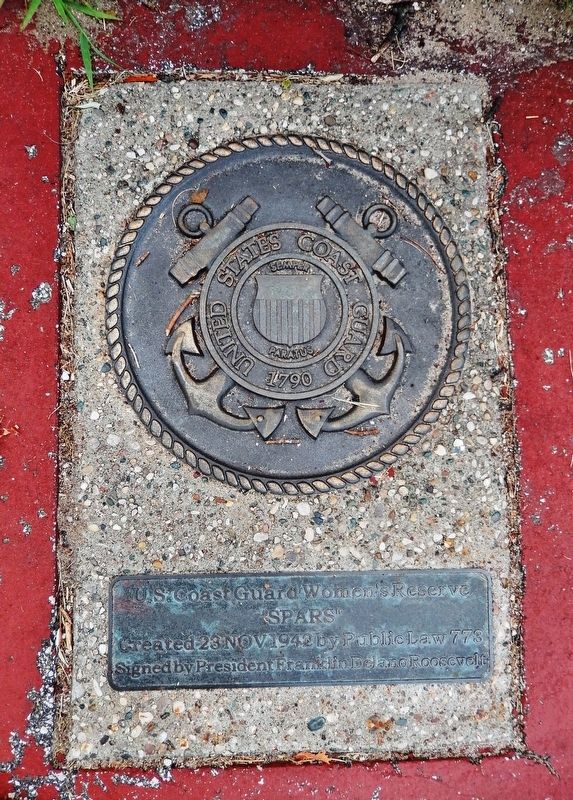U.S. Coast Guard Women's Reserve Marker. Click for full size. U.S. Coast Guard Women's Reserve Marker image. Click for full size.