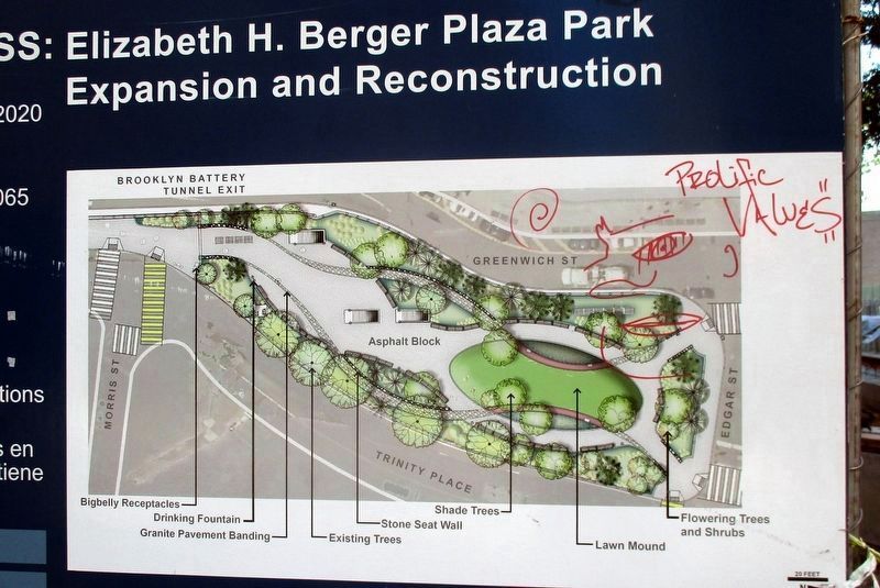 Elizabeth H. Berger Plaza park. Click for full size. Elizabeth H. Berger Plaza park image. Click for full size.