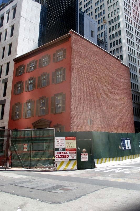 The Robert and Anne Dickey House Greenwich Street facade, July 2020 image. Click for full size.