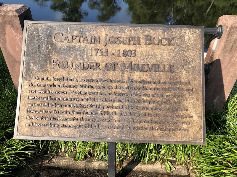 Captain Joseph Buck Marker image. Click for full size.