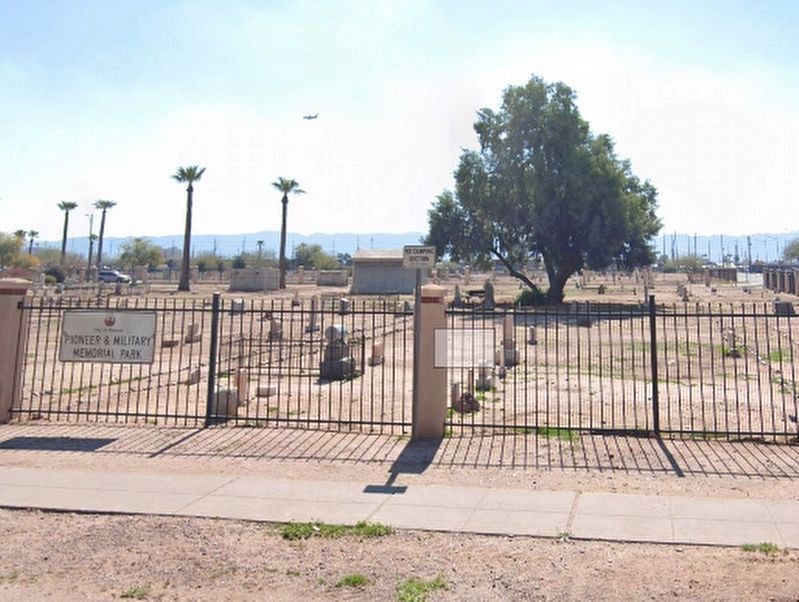 Pioneer and Military Memorial Park - site of Jacob Waltz gravesite image. Click for full size.