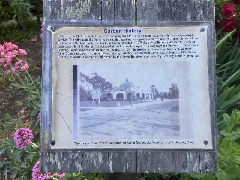 Garden History Marker image. Click for full size.