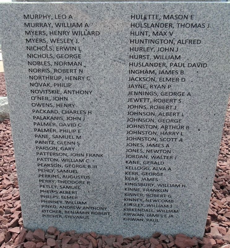 Bradford County Roll of Honored Dead image. Click for full size.