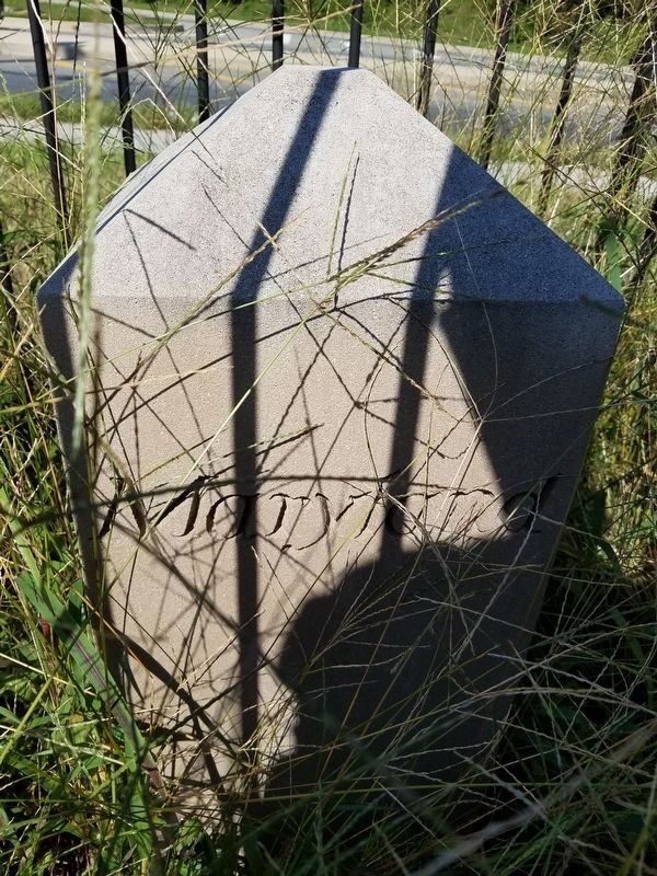 Original Federal Boundary Stone, District of Columbia, Southeast 4 Marker image. Click for full size.
