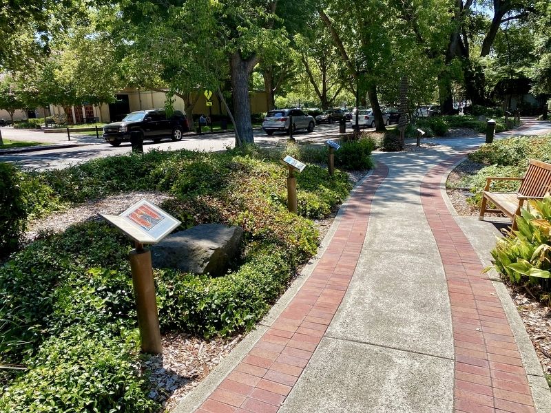 Eugene O'Neill: O'Neill in Danville Marker - wide view. Click for full size. Eugene O'Neill: O'Neill in Danville Marker - wide view image. Click for full size.