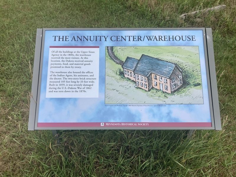 The Annuity Center/Warehouse Marker image. Click for full size.