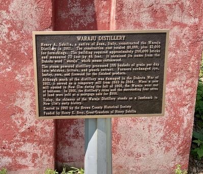Waraju Distillery Marker image. Click for full size.