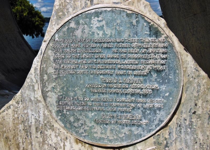 Ralph W. Samuelson Marker. Click for full size. Ralph W. Samuelson Marker image. Click for full size.