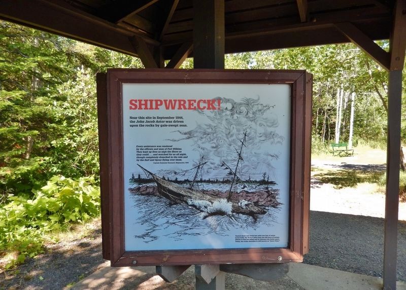 Shipwreck Marker Kiosk image. Click for full size.