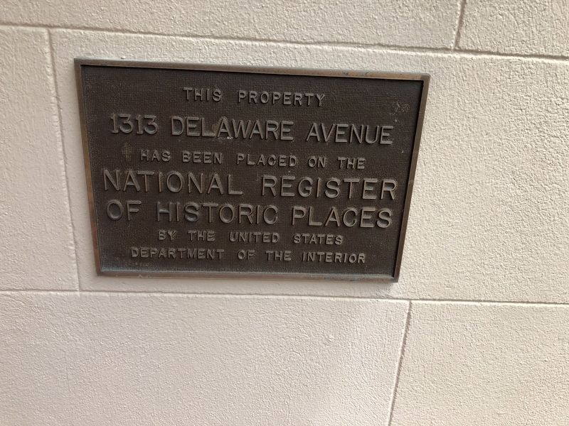 1313 Delaware Avenue Marker image. Click for full size.