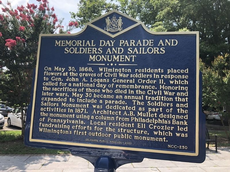 Memorial Day Parade and Soldiers and Sailors Monument image. Click for full size.