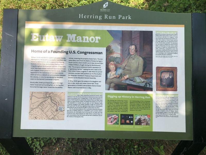 Eutaw Manor Marker image. Click for full size.