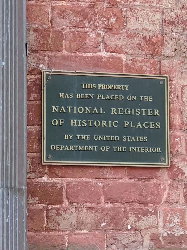 Additional National Register of Historic Places Marker on the house image. Click for full size.