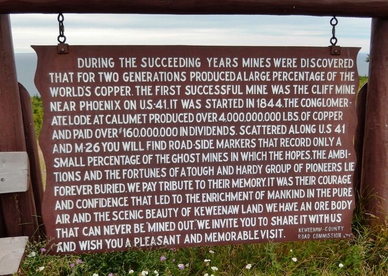The Copper Country Marker (<i>panel 2</i>) image. Click for full size.