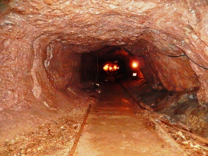 Delaware Mine Tunnel image. Click for full size.