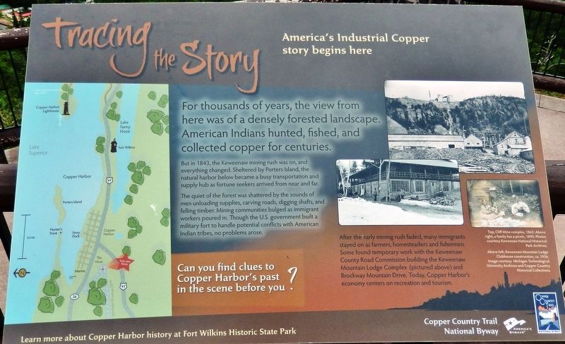 Tracing the Story Marker image. Click for full size.