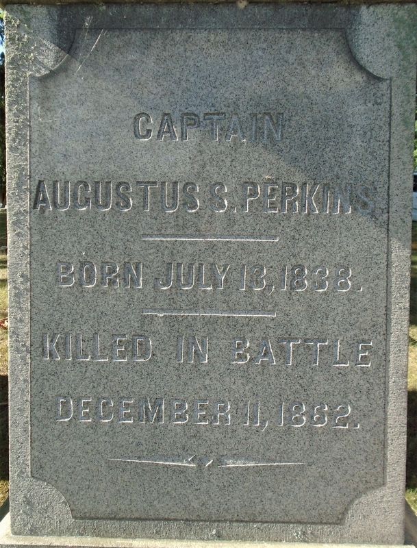 Captain Augustus S. Perkins Marker image. Click for full size.