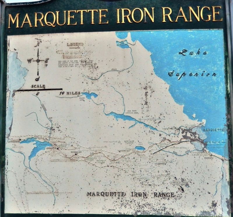 Marquette Iron Range Marker map image. Click for full size.