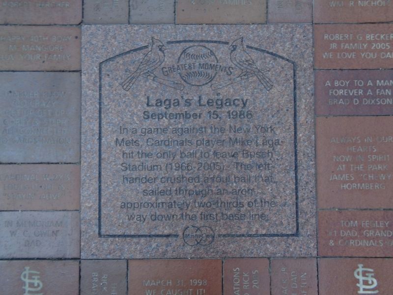 Laga's Legacy Marker. Click for full size. Laga's Legacy Marker image. Click for full size.