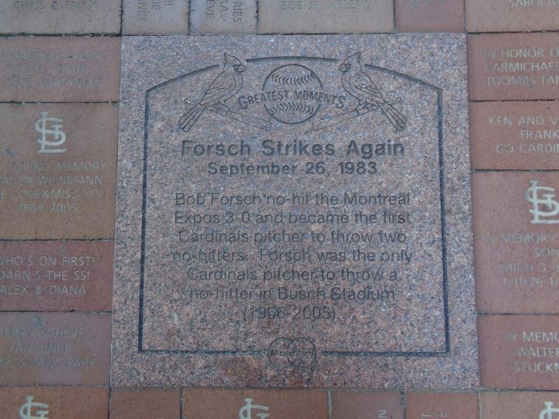 Forsch Strikes Again Marker image. Click for full size.