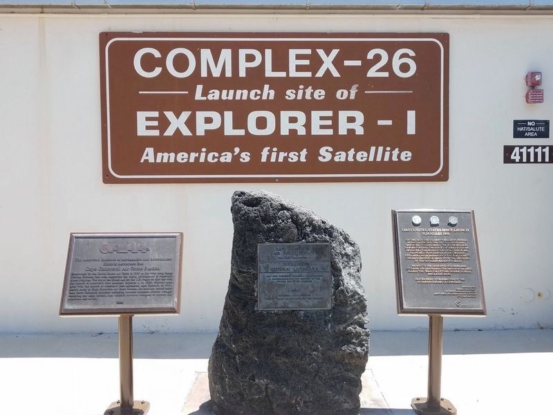 Cape Canaveral Air Force Station Markers image. Click for full size.