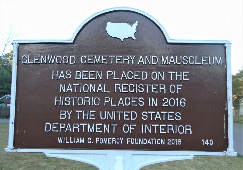 Glenwood Cemetery and Mausoleum Marker image. Click for full size.