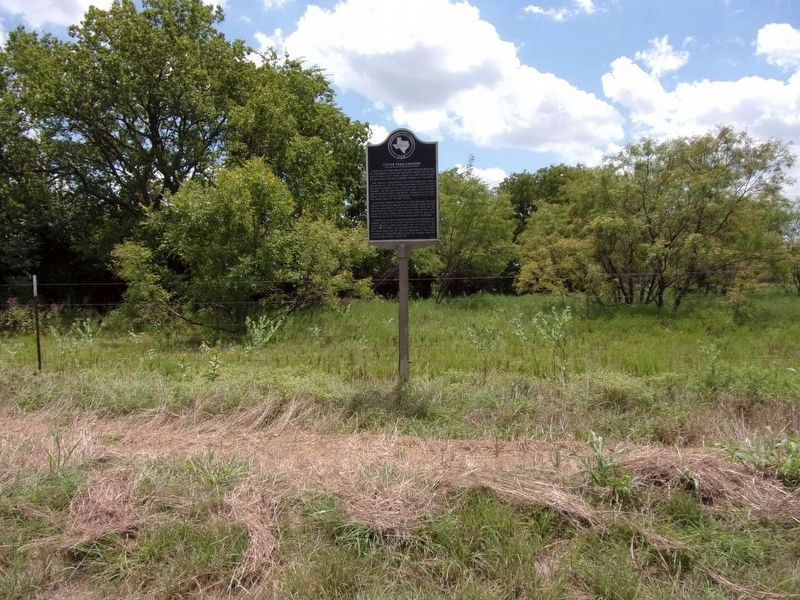 Cattle Trail Crossing Marker image. Click for full size.